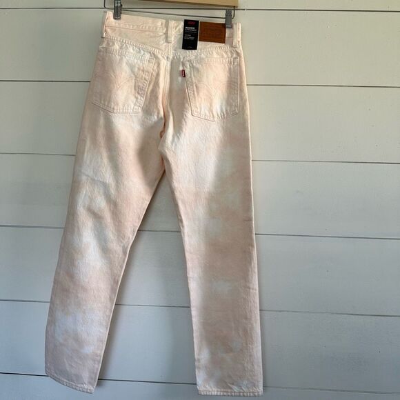 Levi’s Wedgie Women’s 27 Straight Premium Tie Dye Jeans NWT - Picture 5 of 6